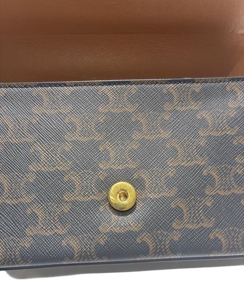 CELINE（セリーヌ）CELINE (セリーヌ) トリオンフキャンバス チェーンショルダーバッグ ブラウン サイズ:-の古着・服飾アイテム