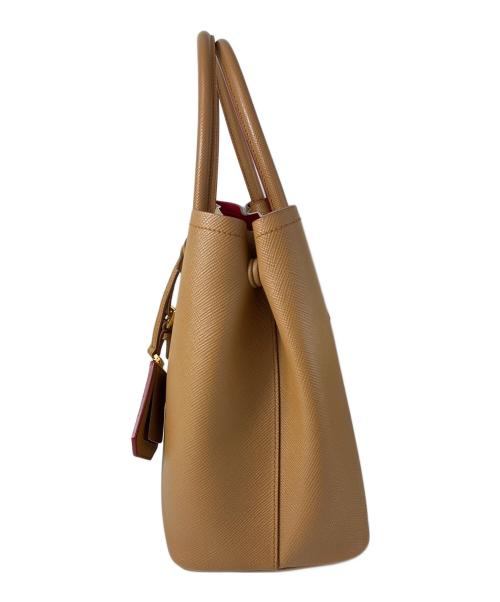 PRADA（プラダ）PRADA (プラダ) サフィアーノキュイール 2WAYハンドバッグ ブラウン サイズ:-の古着・服飾アイテム