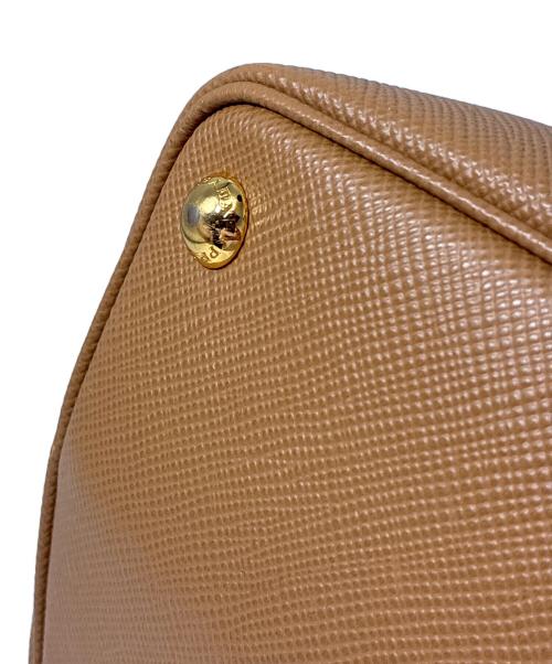 PRADA（プラダ）PRADA (プラダ) サフィアーノキュイール 2WAYハンドバッグ ブラウン サイズ:-の古着・服飾アイテム