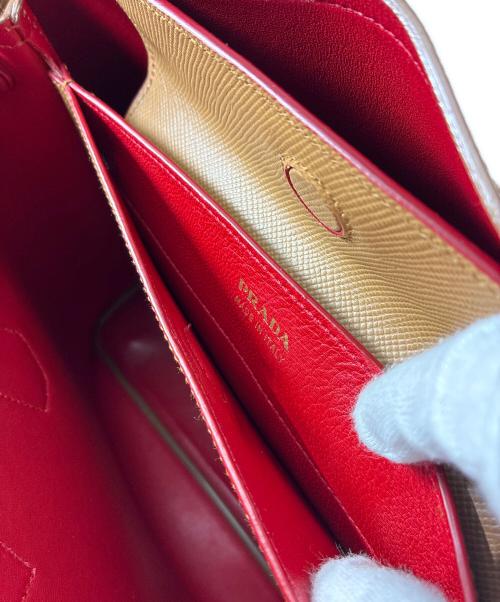 PRADA（プラダ）PRADA (プラダ) サフィアーノキュイール 2WAYハンドバッグ ブラウン サイズ:-の古着・服飾アイテム