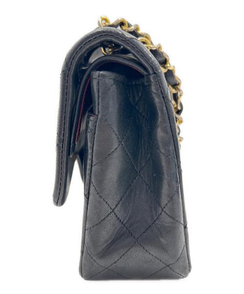 CHANEL（シャネル）CHANEL (シャネル) Classic Matelassé Bag マトラッセ23 Ｗフラップチェーンショルダーバッグ ブラック サイズ:23の古着・服飾アイテム
