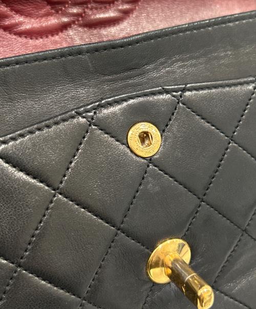 CHANEL（シャネル）CHANEL (シャネル) Classic Matelassé Bag マトラッセ23 Ｗフラップチェーンショルダーバッグ ブラック サイズ:23の古着・服飾アイテム