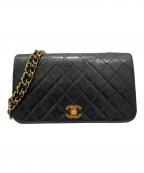 CHANELシャネル）の古着「マトラッセ23 フルフラップチェーンショルダーバッグ」｜ブラック