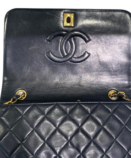 CHANEL（シャネル）CHANEL (シャネル) マトラッセ23 フルフラップチェーンショルダーバッグ ブラックの古着・服飾アイテム