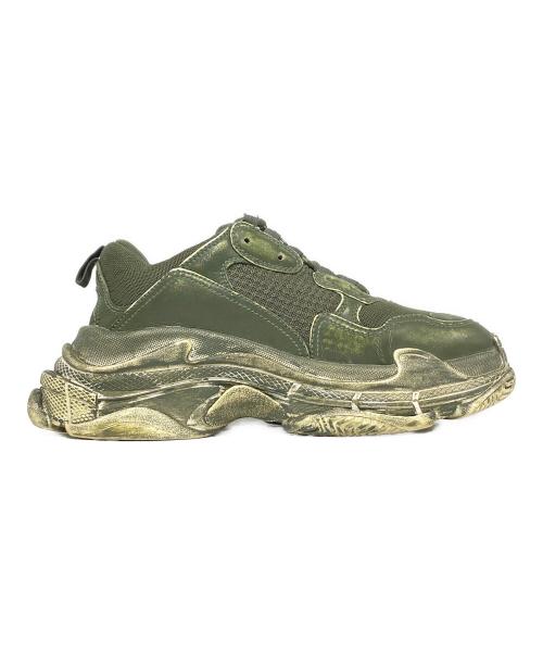 BALENCIAGA（バレンシアガ）BALENCIAGA (バレンシアガ) TRIPLE S グリーン サイズ:40の古着・服飾アイテム