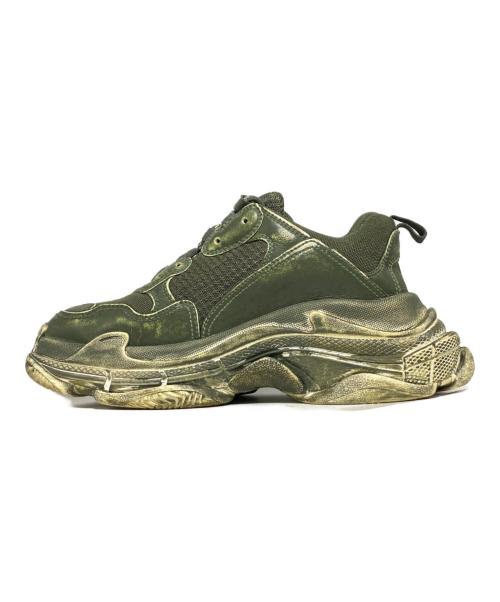 BALENCIAGA（バレンシアガ）BALENCIAGA (バレンシアガ) TRIPLE S グリーン サイズ:40の古着・服飾アイテム