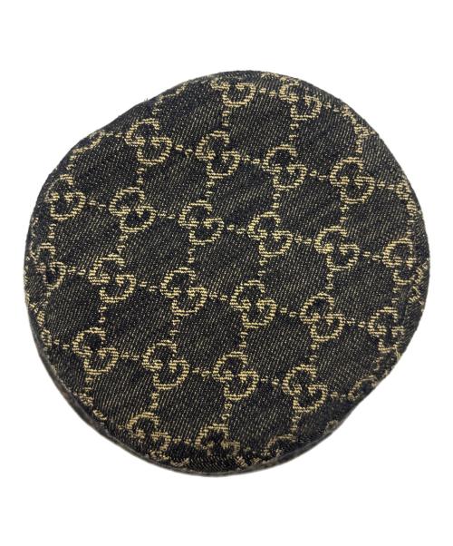 GUCCI（グッチ）GUCCI (グッチ) GG supreme denim hat/GGスプリームデニムハット ブラック サイズ:Mの古着・服飾アイテム