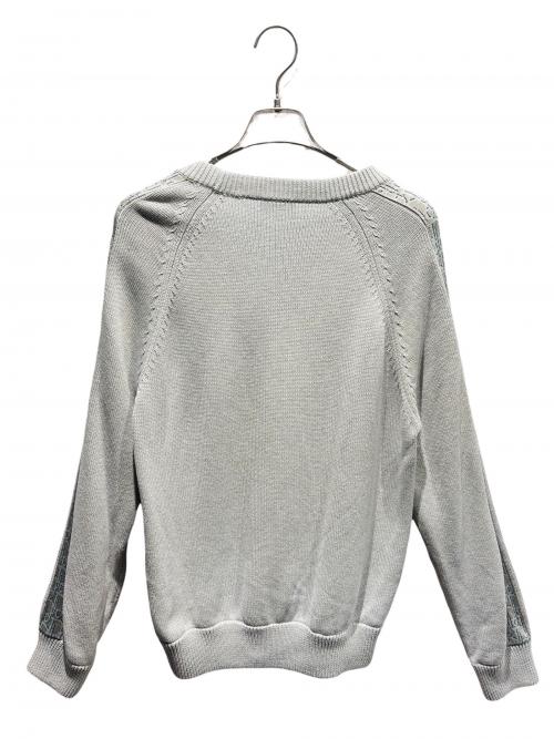 Dior（ディオール）Dior (ディオール) オブリークラインニット/113M638AT187/21AW グレー サイズ:Sの古着・服飾アイテム