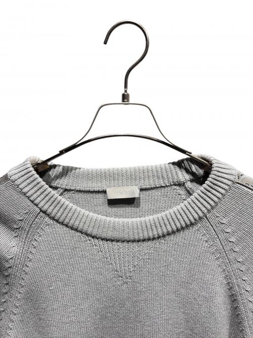 Dior（ディオール）Dior (ディオール) オブリークラインニット/113M638AT187/21AW グレー サイズ:Sの古着・服飾アイテム