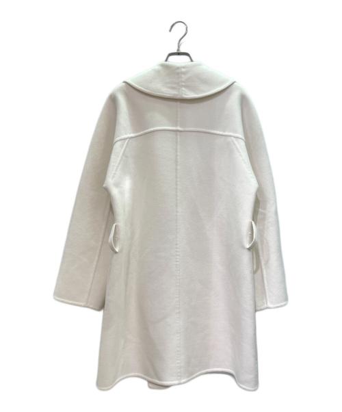HERMES（エルメス）HERMES (エルメス) カシミヤハーフコート アイボリー サイズ:38の古着・服飾アイテム