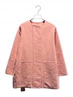 HERMESエルメス）の古着「ダブルフェイスカシミヤコート」｜ピンク