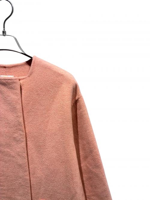 HERMES（エルメス）HERMES (エルメス) ダブルフェイスカシミヤコート ピンク サイズ:34の古着・服飾アイテム