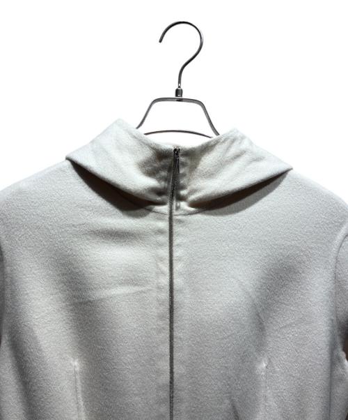 HERMES（エルメス）HERMES (エルメス) カシミヤフーデッドコート ベージュ サイズ:34の古着・服飾アイテム