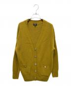 CHANELシャネル）の古着「Coco Button Knit Cardigan/カシミヤ混 ココボタンニットカーディガン」｜マスタード