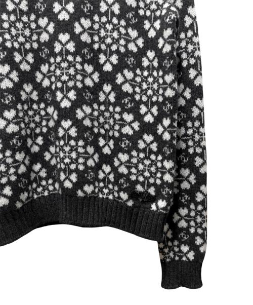 CHANEL（シャネル）CHANEL (シャネル) カシミヤノルディックセーター ダークグレー サイズ:36の古着・服飾アイテム