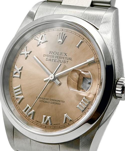 ROLEX（ロレックス）ROLEX (ロレックス) DATEJUST 36 デイトジャスト 36mm Ref.16234 ピンク文字盤 サイズ:36cm/18cmの古着・服飾アイテム