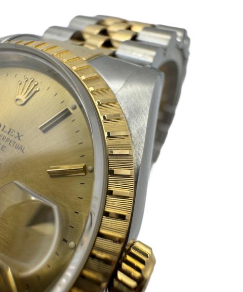 ROLEX（ロレックス）ROLEX (ロレックス) オイスターパーペチュアルデイト 34 Ref.15223 シャンパン文字盤 S番:1993年 シャンパン文字盤 サイズ:34mmの古着・服飾アイテム