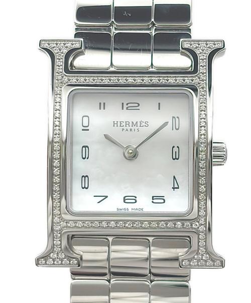 HERMES（エルメス）HERMES (エルメス) H Watch Hウォッチ HH1.235 21mm 白文字盤   サイズ:21/14cmの古着・服飾アイテム