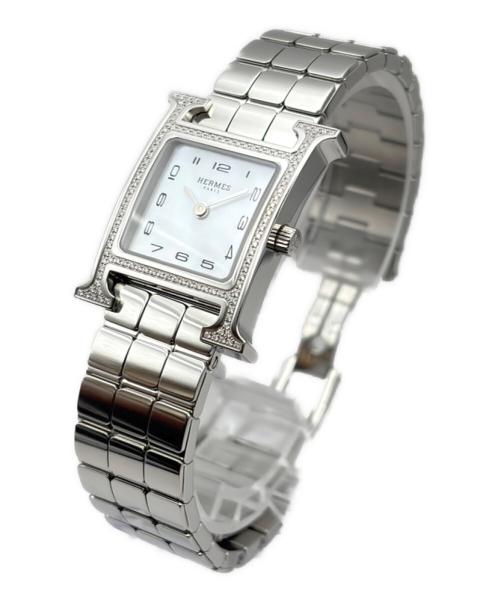 HERMES（エルメス）HERMES (エルメス) H Watch Hウォッチ HH1.235 21mm 白文字盤   サイズ:21/14cmの古着・服飾アイテム