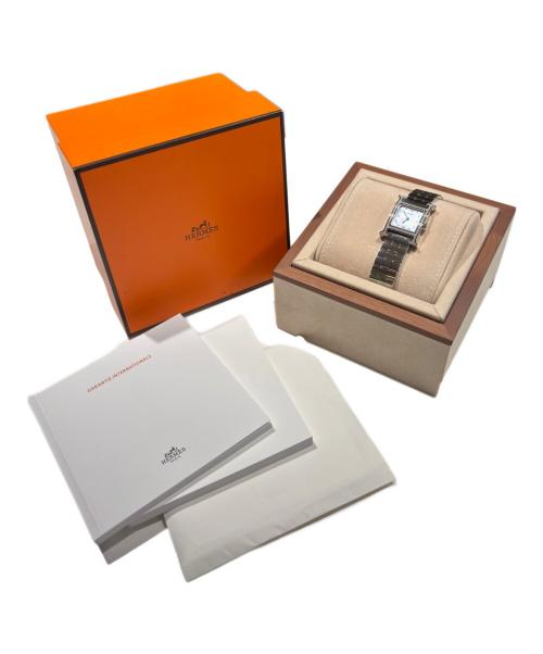 HERMES（エルメス）HERMES (エルメス) H Watch Hウォッチ HH1.235 21mm 白文字盤   サイズ:21/14cmの古着・服飾アイテム