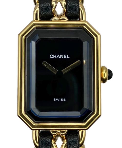 CHANEL（シャネル）CHANEL (シャネル) プルミエールSS/黒文字盤/PREMIERE 黒文字盤 サイズ:20mm/SSの古着・服飾アイテム