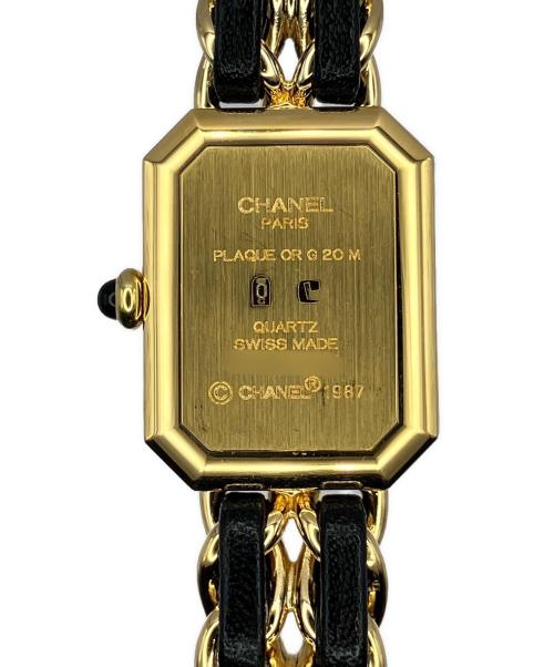 CHANEL（シャネル）CHANEL (シャネル) プルミエールSS/黒文字盤/PREMIERE 黒文字盤 サイズ:20mm/SSの古着・服飾アイテム
