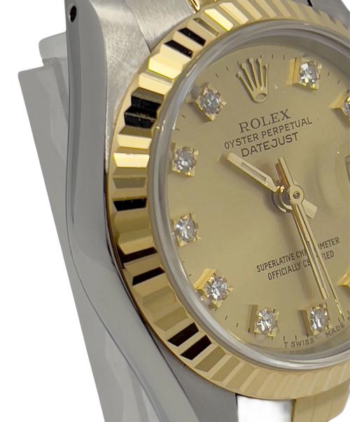 ROLEX（ロレックス）ROLEX (ロレックス) デイトジャスト 26 10Pダイヤ シャンパン文字盤 E番:1990年～1991年 シャンパン文字盤 サイズ:26mmの古着・服飾アイテム
