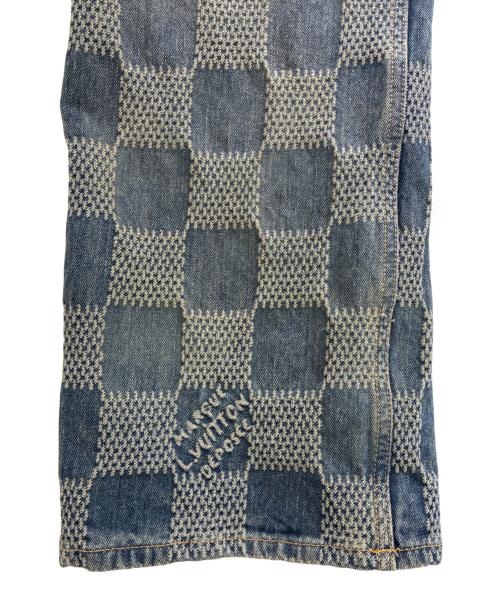 LOUIS VUITTON（ルイ ヴィトン）LOUIS VUITTON (ルイ ヴィトン) ウォッシュドダミエデニムパンツ RM242M GRT HRD76W サイズ:29の古着・服飾アイテム