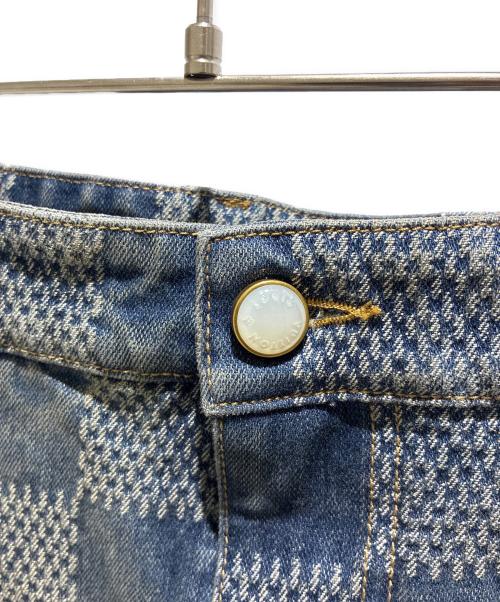 LOUIS VUITTON（ルイ ヴィトン）LOUIS VUITTON (ルイ ヴィトン) ウォッシュドダミエデニムパンツ RM242M GRT HRD76W サイズ:29の古着・服飾アイテム