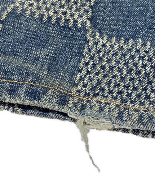 LOUIS VUITTON（ルイ ヴィトン）LOUIS VUITTON (ルイ ヴィトン) ウォッシュドダミエデニムパンツ RM242M GRT HRD76W サイズ:29の古着・服飾アイテム