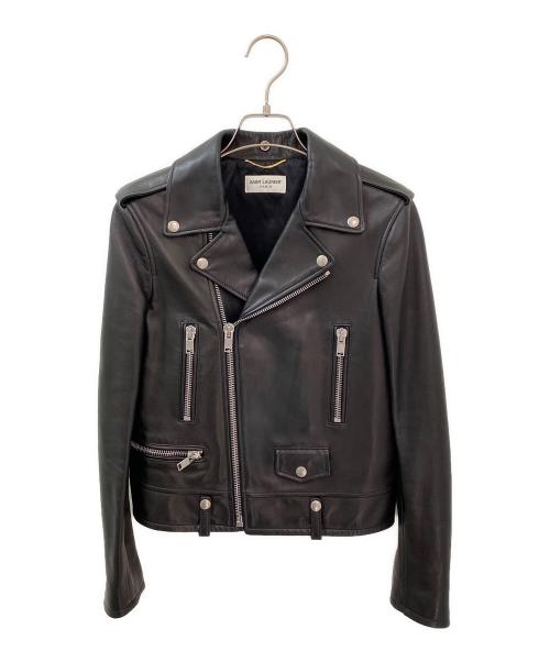 Saint Laurent Paris（サンローランパリ）Saint Laurent Paris (サンローランパリ) ライダースジャケット ブラック サイズ:38の古着・服飾アイテム