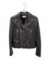 Saint Laurent Paris（サンローランパリ）の古着「ライダースジャケット」｜ブラック