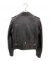 Saint Laurent Paris (サンローランパリ) ライダースジャケット ブラック サイズ:38：133000円