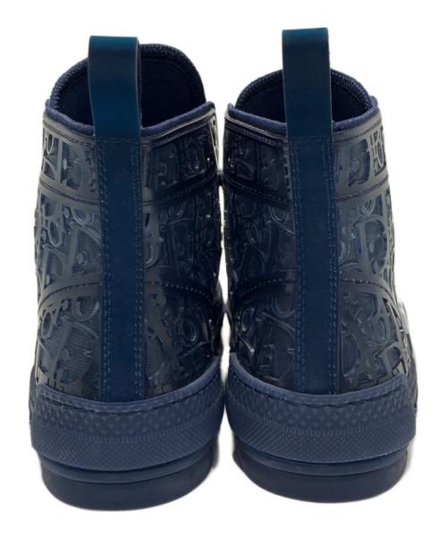 Dior（ディオール）Dior (ディオール) オブリークハイカットスニーカー ネイビー サイズ:40の古着・服飾アイテム