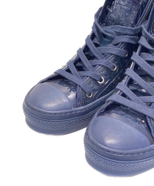 Dior（ディオール）Dior (ディオール) オブリークハイカットスニーカー ネイビー サイズ:40の古着・服飾アイテム