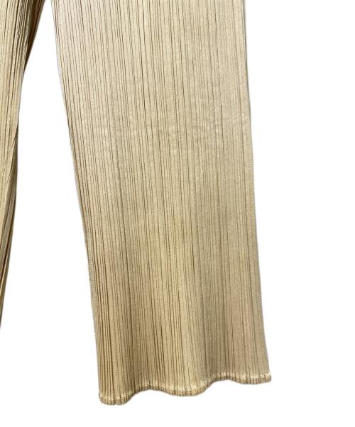 PLEATS PLEASE（プリーツプリーズ）PLEATS PLEASE (プリーツプリーズ) プリーツパンツ ベージュ サイズ:2の古着・服飾アイテム