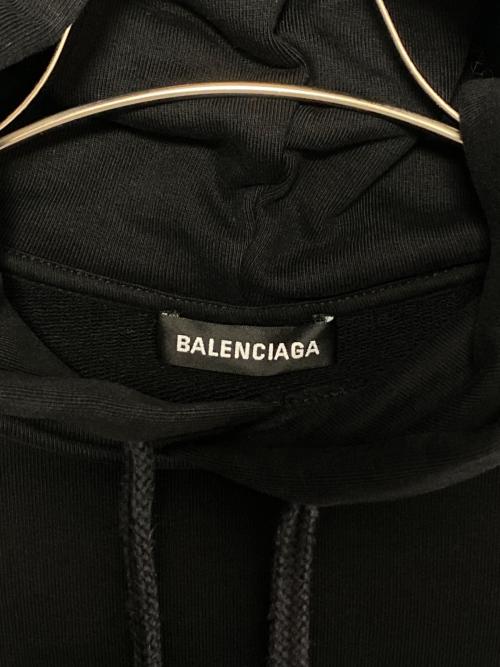 BALENCIAGA（バレンシアガ）BALENCIAGA (バレンシアガ) キャンペーンロゴパーカー ブラック サイズ:XSの古着・服飾アイテム