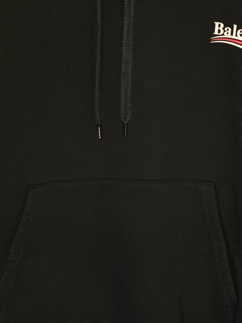BALENCIAGA（バレンシアガ）BALENCIAGA (バレンシアガ) キャンペーンロゴパーカー ブラック サイズ:XSの古着・服飾アイテム