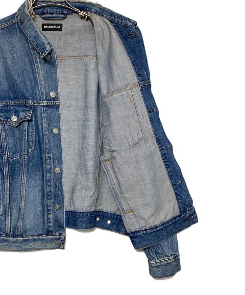 BALENCIAGA（バレンシアガ）BALENCIAGA (バレンシアガ) バックロゴデニムジャケット サイズ:44の古着・服飾アイテム