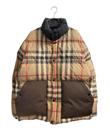 中古・古着通販】BURBERRY (バーバリー) ノバチェックダウンジャケット