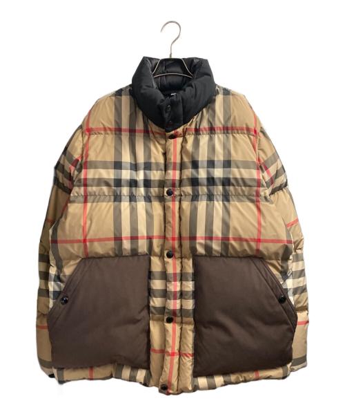 BURBERRY（バーバリー）BURBERRY (バーバリー) ノバチェックダウンジャケット ベージュ サイズ:Lの古着・服飾アイテム