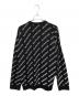 BALENCIAGA (バレンシアガ) オールオーバーロゴニット ブラック サイズ:M：70000円