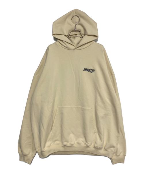 BALENCIAGA（バレンシアガ）BALENCIAGA (バレンシアガ) キャンペーンロゴパーカー ベージュ サイズ:XXSの古着・服飾アイテム