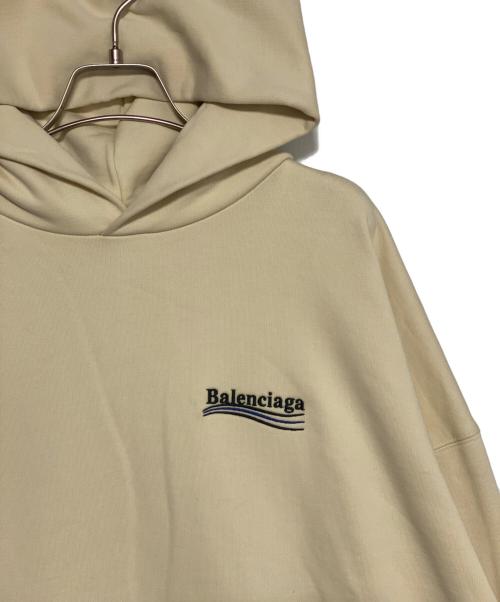 BALENCIAGA（バレンシアガ）BALENCIAGA (バレンシアガ) キャンペーンロゴパーカー ベージュ サイズ:XXSの古着・服飾アイテム