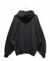 BALENCIAGA (バレンシアガ) Destroyed Logo-Print Hoodie/デストロイ加工ロゴパーカー ブラック サイズ:M：72000円