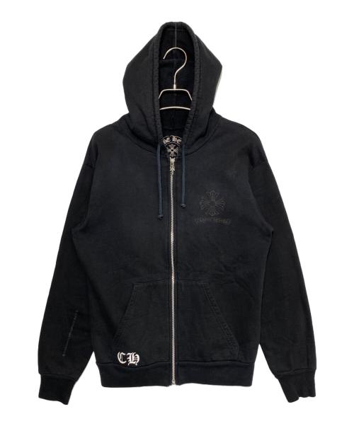 CHROME HEARTS（クロムハーツ）CHROME HEARTS (クロムハーツ) CHプラスダガージップパーカー ブラック サイズ:Sの古着・服飾アイテム
