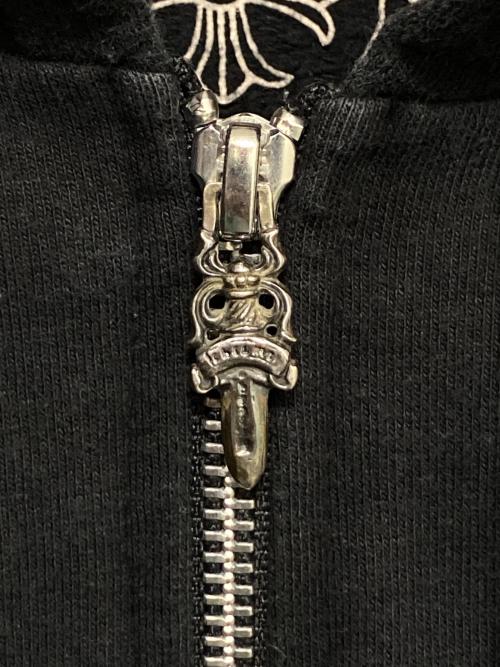 CHROME HEARTS（クロムハーツ）CHROME HEARTS (クロムハーツ) CHプラスダガージップパーカー ブラック サイズ:Sの古着・服飾アイテム