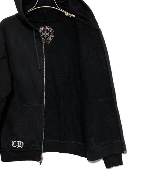 CHROME HEARTS（クロムハーツ）CHROME HEARTS (クロムハーツ) CHプラスダガージップパーカー ブラック サイズ:Sの古着・服飾アイテム