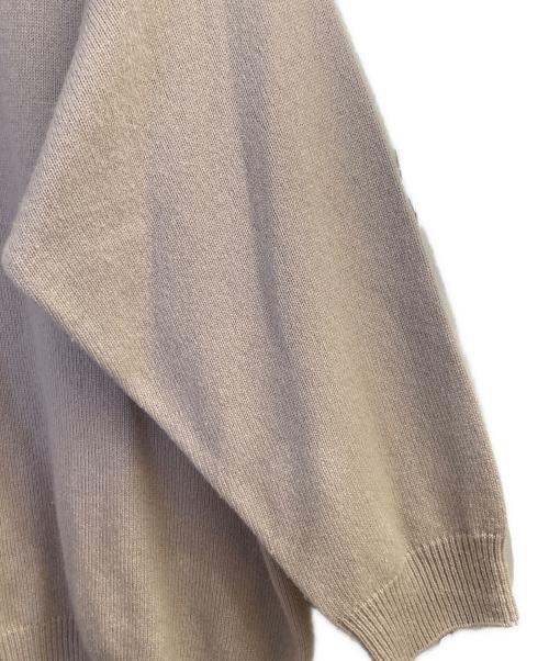 BALENCIAGA（バレンシアガ）BALENCIAGA (バレンシアガ) バックロゴカシミヤニット ベージュ サイズ:XSの古着・服飾アイテム