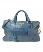 PRADAプラダ）の古着「2WAYショルダーバッグ」｜ブルー